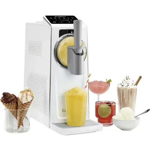 Cuisinart Frost Fusion 6-in-1 Ice Cream Maker, 1.6L, Soft Serve, Slushy, Sorbet, Frappe & Frosé, White Cuisinart Frost Fusion 6-in-1 Ice Cream Maker, 1.6L, Soft Serve, Slushy, Sorbet, Frappe & Frosé, White