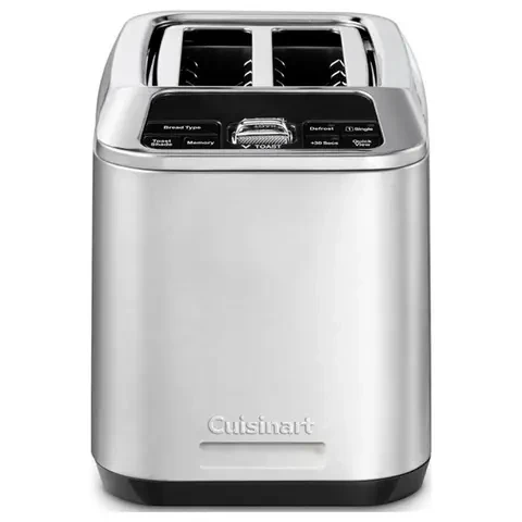 Cuisinart CPT525E Toaster, 2-Slice, 2-Slot, 1000W, 7 Browning Levels, Defrost Function, Removable Crumb Tray, Grey Cuisinart CPT525E Toaster, 2-Slice, 2-Slot, 1000W, 7 Browning Levels, Defrost Function, Removable Crumb Tray, Grey