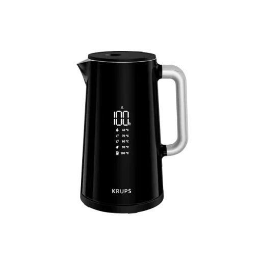 KRUPS Smart'n Light BW8018 Kettle, 1.7L, Temperature Control, Digital Display, 5 Temperature Settings, Double-Wall, Black - Krups - Image 5