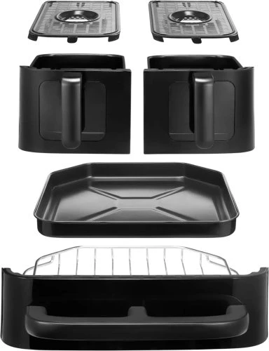 Cuisinart AFT13XBLE Air Fryer, 13.6L, 3 Cooking Zones, 9 Functions, Air Advantage Technology, Smart Sync Cooking, 3000W, Black - Cuisinart - Image 4