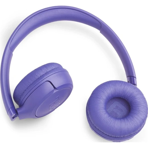 JBL Tune 530BT Wireless On-Ear Headphones, Bluetooth 6.0, JBL Pure Bass Sound, Up to 76 Hours Battery, Beamforming Mic, Multipoint, Lilac - JBL - Image 4