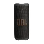 سماعة جي بي إل جريب بلوتوث محمولة، صوت JBL Pro القوي، بطارية تصل إلى 14 ساعة، مقاومة للماء والغبار والصدمات IP68، إضاءة محيطية، أسود - جي بي ال