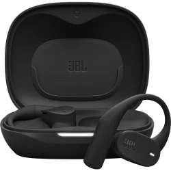 JBL Sense Lite TWS Open-Ear Wireless Headphones, JBL OpenSound Technology, Dynamic Sound, Adaptive Bass Boost, 4 Mics, IP54, Black