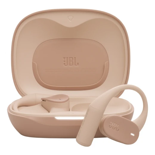 JBL Sense Lite True Wireless Open Sound Earphones, Open-Ear Design, 4 Microphones for Clear Calls, Comfortable Fit, IP54 Water & Dust Resistance, Beige JBL Sense Lite True Wireless Open Sound Earphones, Open-Ear Design, 4 Microphones for Clear Calls, Comfortable Fit, IP54 Water & Dust Resistance, Beige