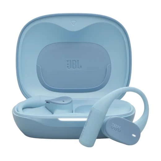 JBL Sense Lite Wireless Ear-Hook Headphones, Bluetooth, JBL OpenSound Technology, Dynamic Sound & Powerful Bass, 4 Microphones, IP54, Blue JBL Sense Lite Wireless Ear-Hook Headphones, Bluetooth, JBL OpenSound Technology, Dynamic Sound & Powerful Bass, 4 Microphones, IP54, Blue