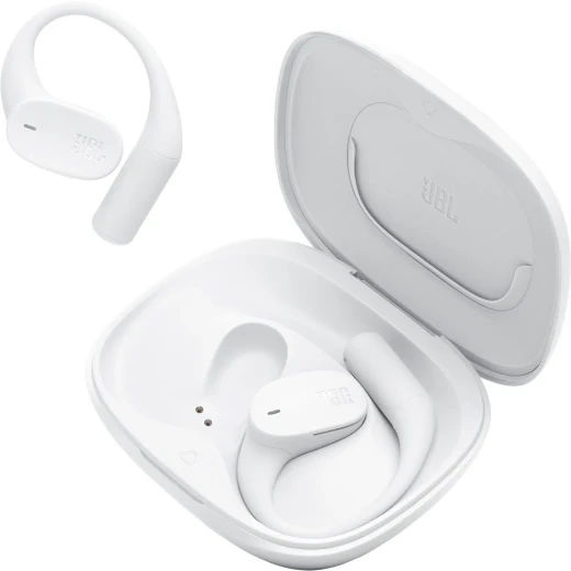 JBL Sense Lite TWS Open-Ear Headphones, JBL OpenSound Technology, Dynamic Sound & Powerful Bass, 4 Mics, IP54 Water & Dust Resistant, White - JBL - Image 3