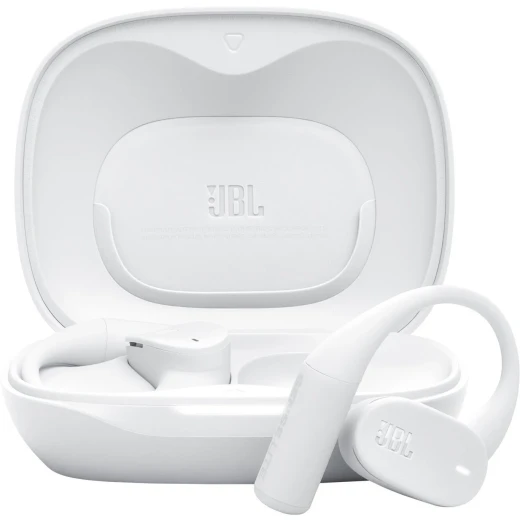 JBL Sense Lite TWS Open-Ear Headphones, JBL OpenSound Technology, Dynamic Sound & Powerful Bass, 4 Mics, IP54 Water & Dust Resistant, White JBL Sense Lite TWS Open-Ear Headphones, JBL OpenSound Technology, Dynamic Sound & Powerful Bass, 4 Mics, IP54 Water & Dust Resistant, White