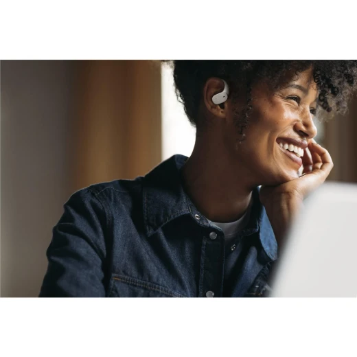 JBL Sense Lite TWS Open-Ear Headphones, JBL OpenSound Technology, Dynamic Sound & Powerful Bass, 4 Mics, IP54 Water & Dust Resistant, White - JBL - Image 5