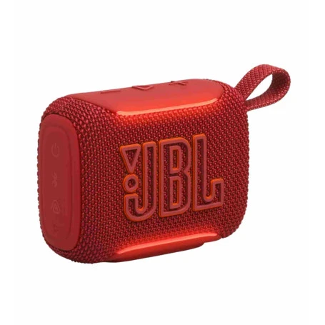 مكبر صوت JBL Go 5 المحمول بتقنية بلوتوث، صوت JBL الأسطوري، إضاءة LED محيطية جانبية، تصميم مقاوم للماء والصدمات، يصل إلى 8 ساعات، أحمر مكبر صوت JBL Go 5 المحمول بتقنية بلوتوث، صوت JBL الأسطوري، إضاءة LED محيطية جانبية، تصميم مقاوم للماء والصدمات، يصل إلى 8 ساعات، أحمر