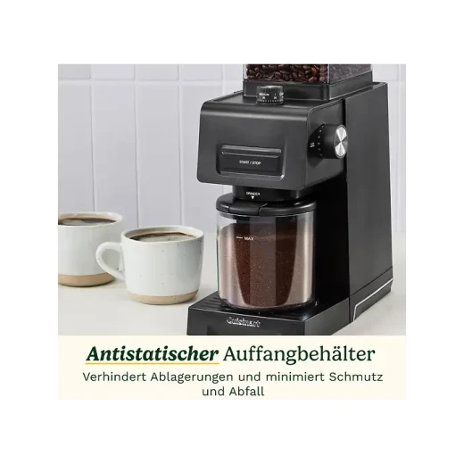 Cuisinart Conical Burr Coffee Grinder, 35 Grind Settings, 225g Bean Hopper, 1–14 Cup Selector, Anti-Static Technology, Portafilter Compatible, Black - Cuisinart - Image 2