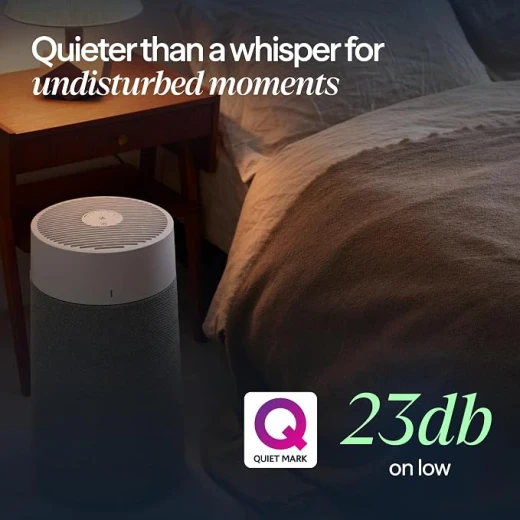 منقي هواء بلو إير Blue Max 3450i الذكي بتقنية Wi-Fi، متوافق مع أليكسا، تقنية HEPASilent، لتنقية غرف حتى 103 م²، إزالة الغبار وحبوب اللقاح والدخان والروائح - بلو إير - Image 4