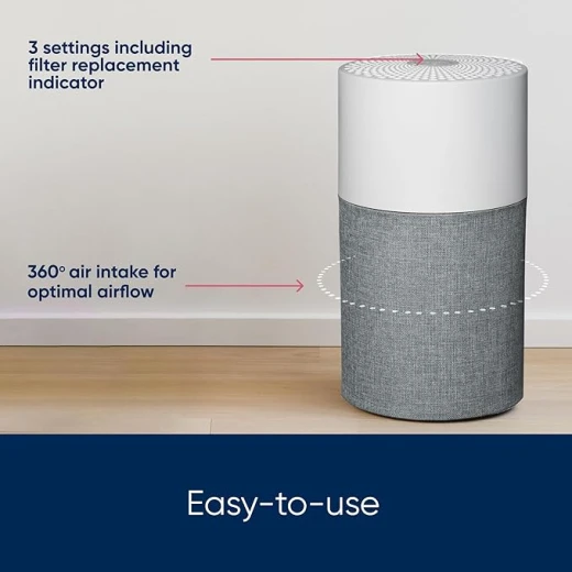 BLUEAIR Blue Pure 511 Air Purifier for Small Rooms up to 38 m², HEPASilent Technology, Quiet Air Cleaner for Dust, Smoke, Allergens & Pet Hair - Blueair - Image 2