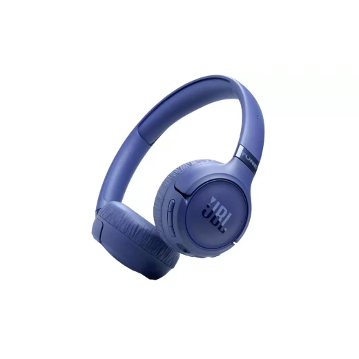 JBL Tune 680NC Wireless On-Ear Headphones, Adaptive Noise Cancelling, JBL Pure Bass & Spatial Sound, Bluetooth 6.0, 32mm Drivers, Wired & Wireless, Blue - JBL - Image 2