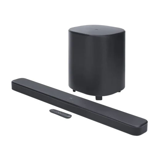 JBL Bar 500 MK2 Soundbar, 5.1 Channel, 750W, Wireless 10-Inch Subwoofer, Dolby Atmos, DTS, MultiBeam 3.0, PureVoice 2.0, Black JBL Bar 500 MK2 Soundbar, 5.1 Channel, 750W, Wireless 10-Inch Subwoofer, Dolby Atmos, DTS, MultiBeam 3.0, PureVoice 2.0, Black