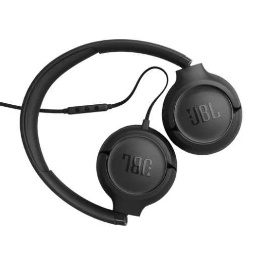 سماعات جي بي إل Tune 530C سلكية بمنفذ يو إس بي سي باللون الأسود، صوت JBL Pure Bass، صوت عالي الدقة، ميكروفون وتحكم بثلاثة أزرار، معادل صوت قابل للتخصيص - جي بي ال - Image 2