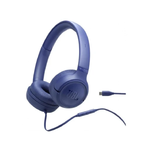 سماعات جي بي إل Tune 530C سلكية بمنفذ يو إس بي سي باللون الأزرق، صوت JBL Pure Bass، صوت عالي الدقة، ميكروفون وتحكم بثلاثة أزرار، معادل صوت، خفيفة وقابلة للطي سماعات جي بي إل Tune 530C سلكية بمنفذ يو إس بي سي باللون الأزرق، صوت JBL Pure Bass، صوت عالي الدقة، ميكروفون وتحكم بثلاثة أزرار، معادل صوت، خفيفة وقابلة للطي