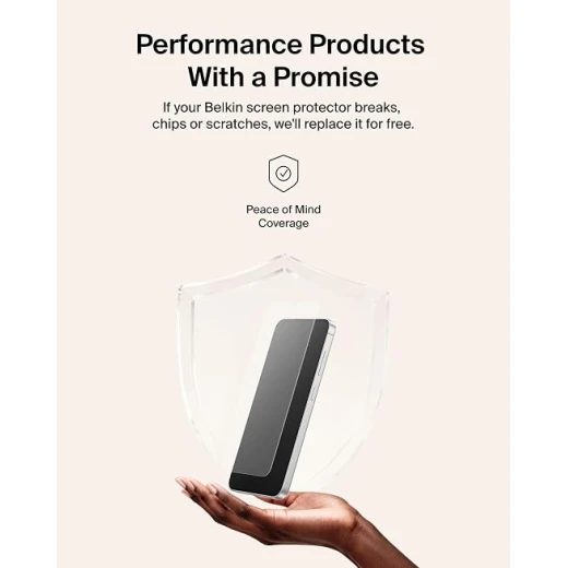 Belkin ScreenForce Titan SmartShield Anti-Reflective Screen Protector for Samsung Galaxy S26, 9H Scratch & Impact Protection, Anti-Fingerprint, Ultra-Thin, Easy Align Tray - Belkin - Image 4