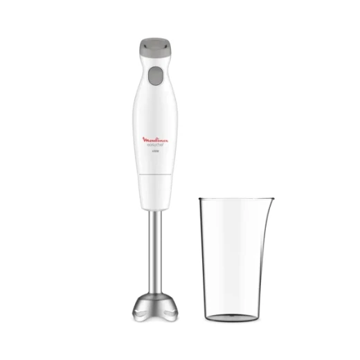 خلاط يدوي مولينكس إيزي شيف 450 واط، سرعتان مع خاصية تربو، شفرات زيلكروم، قدم ستانلس ستيل، كأس قياس 800 مل، أبيض خلاط يدوي مولينكس إيزي شيف 450 واط، سرعتان مع خاصية تربو، شفرات زيلكروم، قدم ستانلس ستيل، كأس قياس 800 مل، أبيض