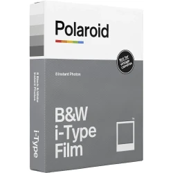 فيلم بولارويد أبيض وأسود I-Type، 8 صور فورية، درجات غنية ومتوازنة، متوافق مع كاميرات Polaroid I-Type