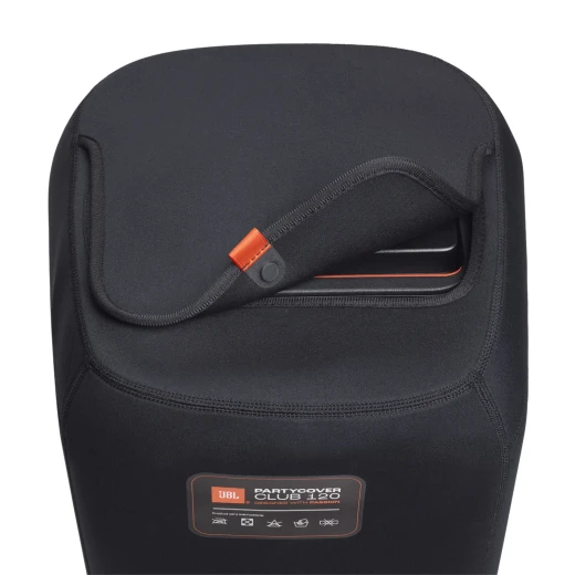 غطاء حماية JBL PartyCover لسماعة PartyBox Stage 320، مقاوم للغبار والخدوش والصدمات الخفيفة، قابل للطي، أسود غطاء حماية JBL PartyCover لسماعة PartyBox Stage 320، مقاوم للغبار والخدوش والصدمات الخفيفة، قابل للطي، أسود