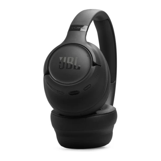 JBL Tune 730BT سماعات رأس لاسلكية بتقنية Bluetooth، صوت JBL Pure Bass، محركات 40 مم، بطارية حتى 76 ساعة، ميكروفون مزدوج، أسود - جي بي ال - Image 3