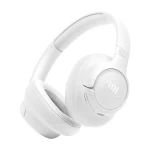 JBL Tune 730BT سماعات رأس لاسلكية بتقنية Bluetooth 5.0، إلغاء ضوضاء نشط ANC، بطارية حتى 44 ساعة، اتصال متعدد النقاط، أبيض - جي بي ال