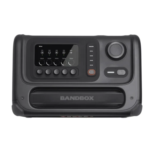 JBL BandBox Trio مكبر صوت ومضخم تدريب محمول بالذكاء الاصطناعي، 135 واط RMS، ووفر 6.5 بوصة، خلاط 4 قنوات، مؤثرات جيتار، بطارية 10 ساعات - جي بي ال - Image 4