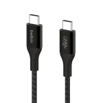 Belkin BoostCharge USB-C to USB-C Cable 240W, 6.6ft Braided Fast Charging Cable, USB Power Delivery, USB-IF Certified, Over-Temperature Protection - Belkin