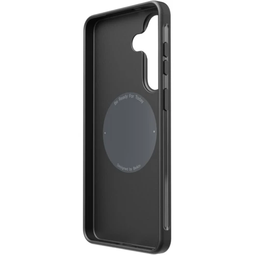 Belkin SheerForce Protect Series Magnetic Case for Samsung Galaxy XXX+, 4m Military Drop Protection, Dual-Layer Design, Qi2 25W Wireless Charging, Black - Belkin - Image 2