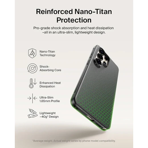 Belkin SheerForce Protect غطاء مغناطيسي لسامسونج جالكسي S26 ألترا، حماية عسكرية من السقوط حتى 4 متر، تصميم نحيف، شحن لاسلكي Qi2 بقدرة 25 واط، أسود - بيلكين - Image 3
