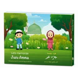 جزء عم من دار لؤلؤ كتاب ديني تعليمي للأطفال يسهل على الطفل فهم جزء عم بأسلوب ميسر يناسب عمره محتوى ديني تعليمي مقدم بطريقة قريبة من فهم الطفل. مناسب للاستخدام في المنزل أو ضمن الأنشطة الدينية للطفل معًا