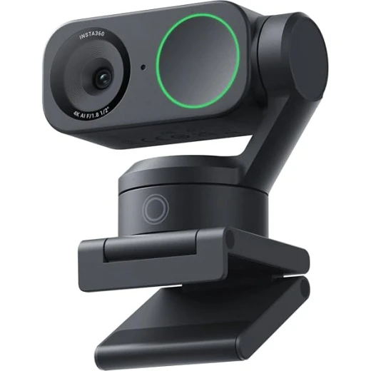 Insta360 Link 2 Pro 4K Ultra HD AI Webcam, 2-Axis Gimbal, 1/1.3" Sensor, PDAF Autofocus, Dual-Mic Professional Audio, Graphite Black - Insta360 - Image 5