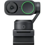 Insta360 Link 2 Pro 4K Ultra HD AI Webcam, 2-Axis Gimbal, 1/1.3" Sensor, PDAF Autofocus, Dual-Mic Professional Audio, Graphite Black - Insta360