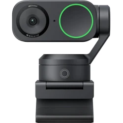 إنستا 360 لينك 2 برو كاميرا ويب ذكية بدقة 4K، مثبت جيمبال بمحورين، مستشعر 1/1.3 بوصة، تركيز تلقائي بالذكاء الاصطناعي، صوت احترافي، أسود جرافيتي