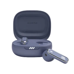 JBL Live Flex ANC True Wireless Earbuds, Adaptive Noise Cancelling, Bluetooth 5.3, Up to 40 Hours Battery Life, IP54, Blue