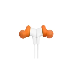 JBL Endurance Run 3 سماعات أذن رياضية سلكية، تصميم FlipHook، مقاومة للعرق، ميكروفون مدمج، صوت JBL، أبيض