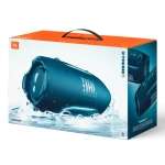 سماعة JBL Xtreme 5 محمولة بتقنية Bluetooth، صوت JBL القوي، إضاءة محيطية LED، بطارية حتى 24+ ساعة، مقاومة للماء والصدمات، بنك طاقة مدمج، أزرق - جي بي ال