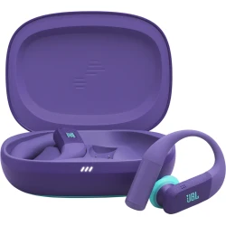 JBL Endurance Peak 4 True Wireless Sport Earbuds with Adaptive Noise Cancelling, Purple, IP68 Water & Dustproof, Up to 48 Hours Battery, JBL Pure Bass with Spatial Sound