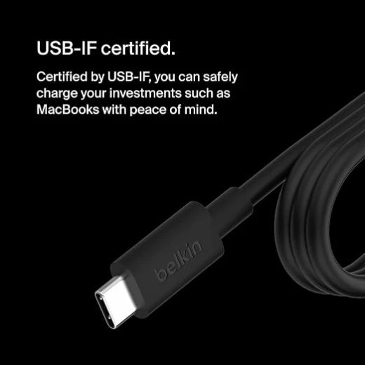 Belkin Connect 100W USB-C Core GaN Power Adapter, Fast-Charging Adapter with Universal USB-C Compatibility, 100W Power Delivery, UK and EU Power Cords for Gaming, MacBook, PC Laptops, and Chromebook - Belkin - Image 2