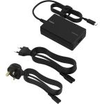 Belkin Connect 100W USB-C Core GaN Power Adapter, Fast-Charging Adapter with Universal USB-C Compatibility, 100W Power Delivery, UK and EU Power Cords for Gaming, MacBook, PC Laptops, and Chromebook - Belkin