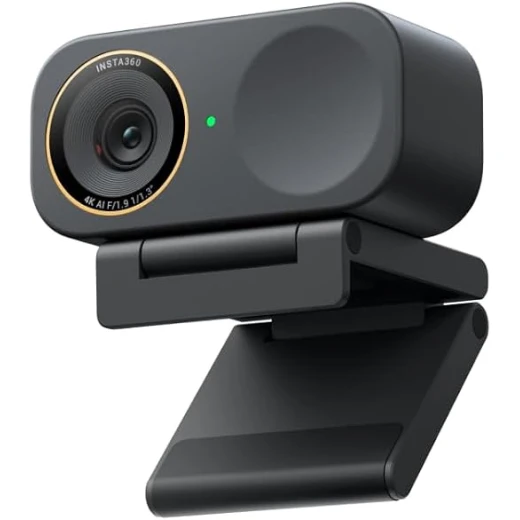 إنستا 360 لينك 2 برو كاميرا ويب ذكية بدقة 4K، مستشعر 1/1.3 بوصة، تتبع بالذكاء الاصطناعي وتأطير تلقائي، ميكروفونان مع تقليل الضوضاء، تحكم بالإيماءات، أسود جرافيتي إنستا 360 لينك 2 برو كاميرا ويب ذكية بدقة 4K، مستشعر 1/1.3 بوصة، تتبع بالذكاء الاصطناعي وتأطير تلقائي، ميكروفونان مع تقليل الضوضاء، تحكم بالإيماءات، أسود جرافيتي
