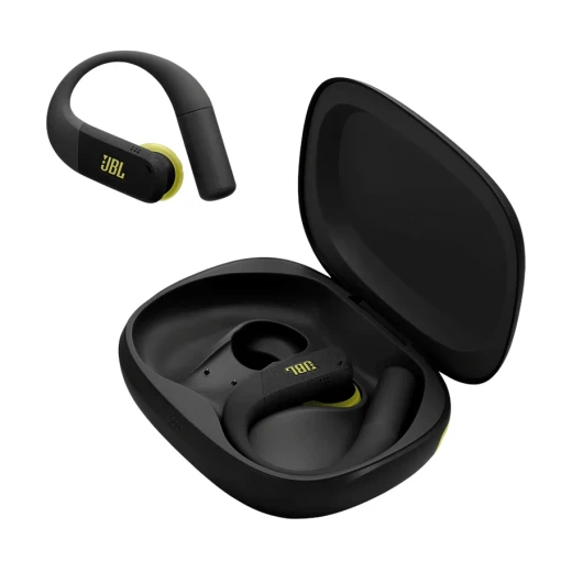 JBL Endurance Peak 4 True Wireless Sport Earbuds, Adaptive Noise Cancelling, IP68 Water & Dust Proof, JBL Pure Bass with Spatial Sound, Up to 48 Hours, Black/Lime - JBL - Image 2