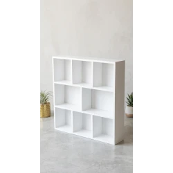 منظم رف ركن القهوة الخشبي المصنوع يدوياً من Handwood – مقاس 50×8×50 سم، تصميم مدمج وأنيق لتنظيم مستلزمات القهوة، وزن تقريبي 2.5–3.5 كجم
