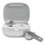 سماعات JBL Live Pro 2 TWS لاسلكية لإلغاء الضوضاء، ANC متكيف، بطارية حتى 40 ساعة، محركات 11 مم، Bluetooth Multipoint، شحن لاسلكي، فضي - جي بي ال