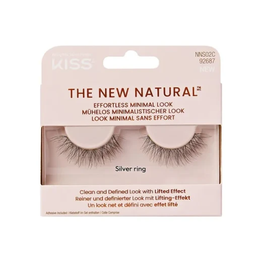 رموش كيس KISS The New Natural NNS02C طبيعية المظهر، شريط رفيع وسهلة التطبيق مع انحناءة علوية لإبراز جمال العينين ومنحهما مظهرًا أكثر تحديدًا رموش كيس KISS The New Natural NNS02C طبيعية المظهر، شريط رفيع وسهلة التطبيق مع انحناءة علوية لإبراز جمال العينين ومنحهما مظهرًا أكثر تحديدًا