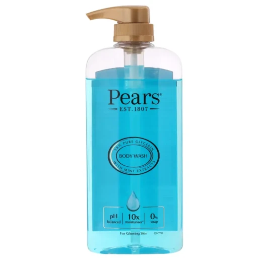 غسول جسم بيرز Pure & Gentle بالنعناع والجلسرين 500 مل، تركيبة متوازنة الحموضة وخالية من الصابون مع 10 أضعاف الترطيب لبشرة ناعمة ومشرقة غسول جسم بيرز Pure & Gentle بالنعناع والجلسرين 500 مل، تركيبة متوازنة الحموضة وخالية من الصابون مع 10 أضعاف الترطيب لبشرة ناعمة ومشرقة