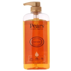 غسول الجسم بيرز Pure & Gentle بالزيوت الطبيعية والجلسرين 500 مل، تركيبة خالية من الصابون ومتوازنة الحموضة مع 10 أضعاف الترطيب لبشرة ناعمة ومشرقة