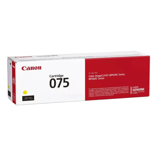 Canon 075 Genuine Yellow Laser Toner Cartridge, Up to 1,300 Pages, High-Quality Colour Printing, Compatible with Canon i-SENSYS Printers - Canon - Image 5