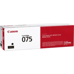 تونر Canon أصلي 075 أسود 6365C002، إنتاجية تصل إلى 1400 صفحة، جودة طباعة واضحة وثابتة، متوافق مع طابعات imageCLASS LBP674Cdw وLBP675Cdw وMF746Cdw وMF747Cdw