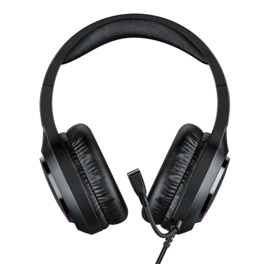 ONIKUMA X31 Wired Gaming Headset with RGB Lighting, 50mm Speakers, Noise-Cancelling Microphone, USB & 3.5mm Audio, 2.2m Cable, Black - Onikuma - Image 3